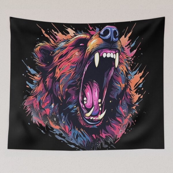 Item preview, wild bear designed and sold by maniabx.