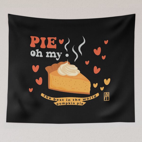 Item preview, Pie, oh my! - Thanksgiving Oh My Pumpkin Pie with Pumpkin Spice Sprinkles - The best in the world pumpkin pie designed and sold by ArtProjectShop.