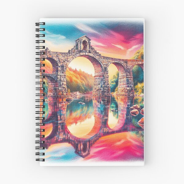 Item preview, Reflecting Arch Stone Bridge on a Calm River designed and sold by Witsprings.
