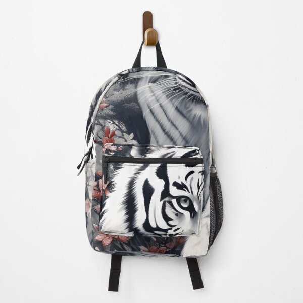 Item preview, stunning white tiger in japanese style print designed and sold by dcrc.