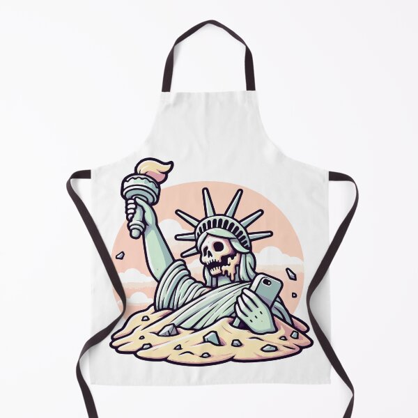 Item preview, Dystopian Liberty Skull designed and sold by OniumEth.