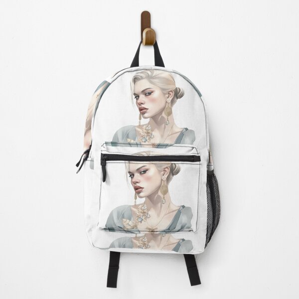 Item preview, "Radiant Allure: Portrait of a Fair-Haired Beauty" designed and sold by Anastasiia Yurevych.