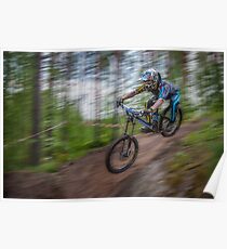 Downhill Race Poster