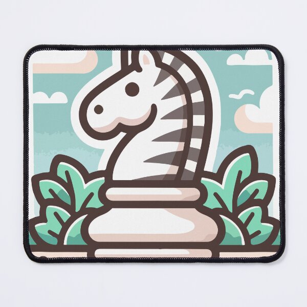 Item preview, Adorable Striped Zebra Chess Piece designed and sold by OniumEth.