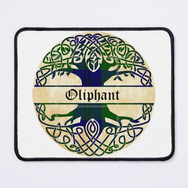 Item preview, Oliphant Tree of Life Clan Scottish Surname tartan designed and sold by BagTown Clans.