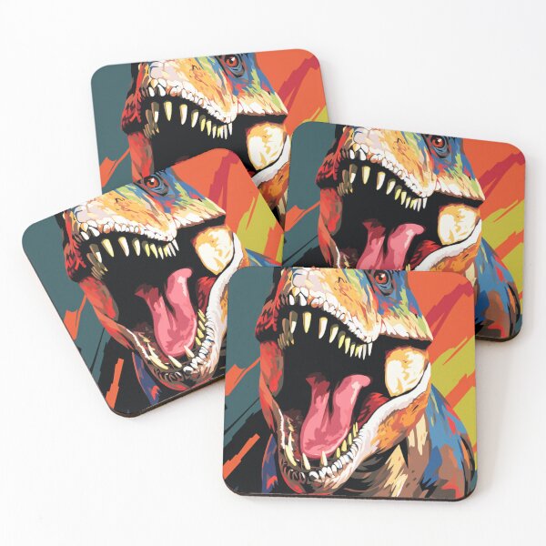 Item preview, Roaring T-Rex Dinosaur Pop Art designed and sold by TheWildFlix.