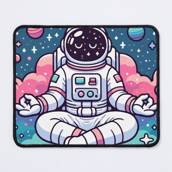 Item preview, Peaceful Astronaut Meditation in Space designed and sold by OniumEth.