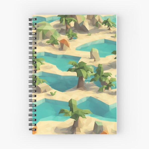 Item preview, Low Poly Tropical Palm Trees Abstract Beach Holiday designed and sold by inspire-gifts.