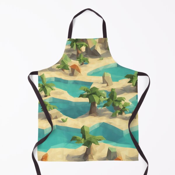 Item preview, Low Poly Tropical Palm Trees Abstract Beach Holiday designed and sold by inspire-gifts.