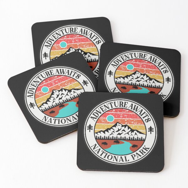 Item preview, Adventure Awaits National Park-Vintage designed and sold by nature-space.