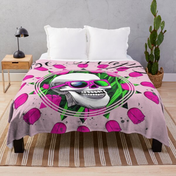 Item preview, SKULL BETWEEN TULIPS designed and sold by inarausch2023.