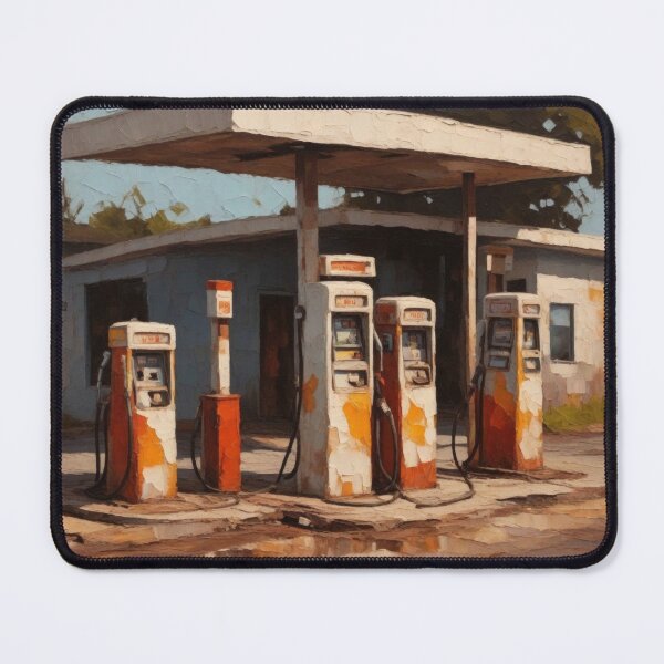 Item preview, Abandoned Gas Station designed and sold by kultomatic.