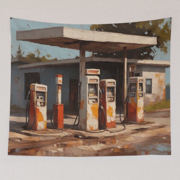 Item preview, Abandoned Gas Station designed and sold by kultomatic.