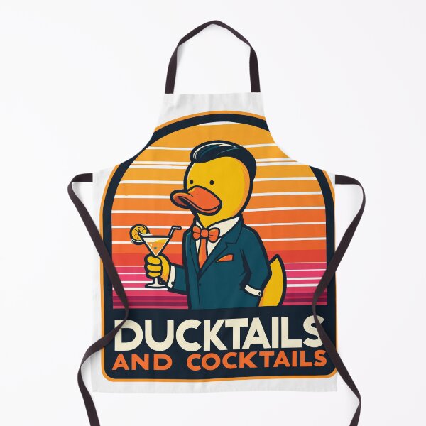 Item preview, Funny Duck Ducktails And Cocktails designed and sold by KitonicTees.