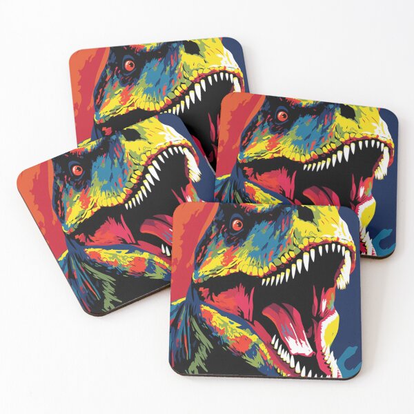Item preview, Tyrannosaurus Rex Dinosaur Pop Art designed and sold by TheWildFlix.