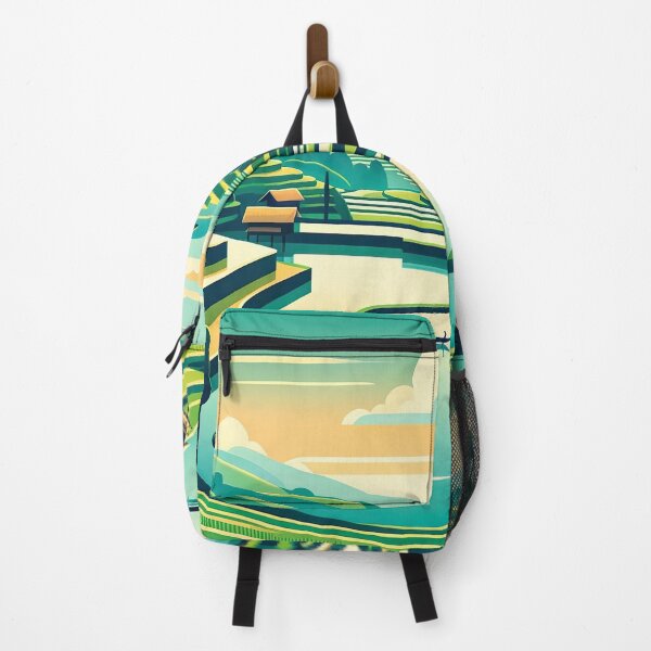 Item preview, Serene Valley: A Stylized Landscape Illustration designed and sold by RyanBelandres.