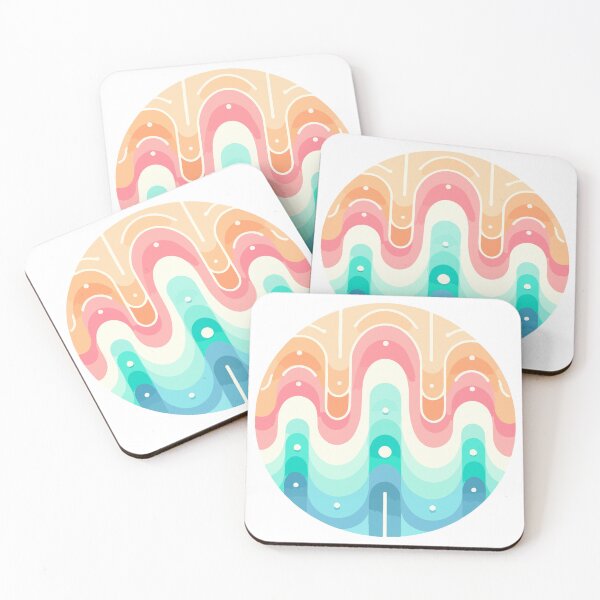Item preview, Artistic Abstract Pastel Waves designed and sold by OniumEth.