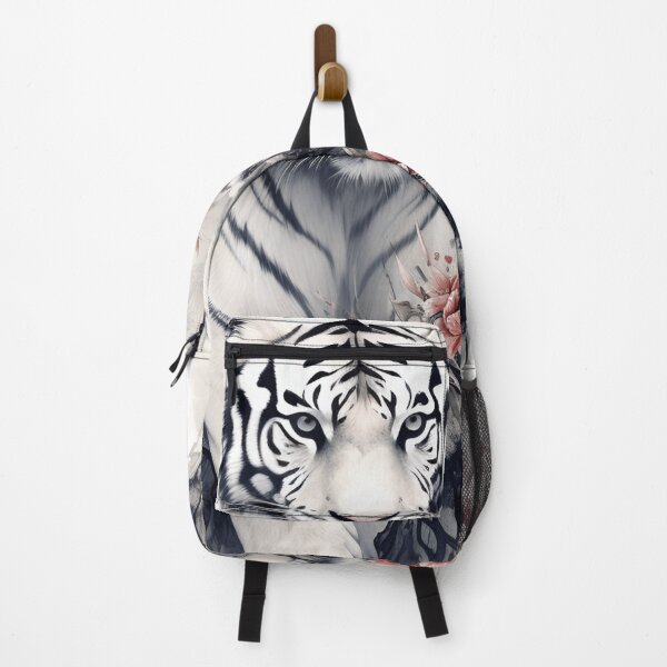 Item preview, stunning white tiger in japanese style print designed and sold by dcrc.