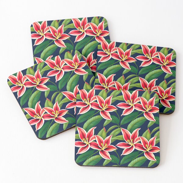 Item preview, Exotic Blooms and Tropical Flower Pattern designed and sold by Vorterix.