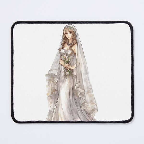 Item preview,  "Silver Radiance: Enchanting Girl in a Gorgeous Dress" designed and sold by Anastasiia Yurevych.