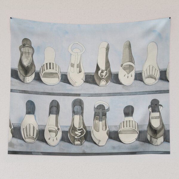 Item preview, Wayne Thiebaud - Shoe Rows - 1975 designed and sold by MARTART9.