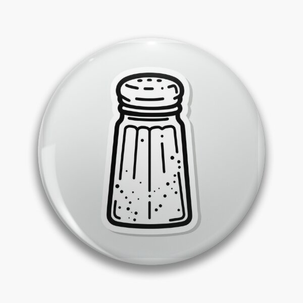 Item preview, Minimalist Salt Shaker Stickers – Add a Pinch of Playfulness Anywhere designed and sold by Teetanks.