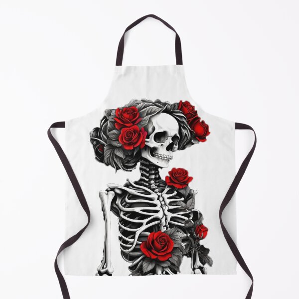 Item preview, Skeleton Embraced by Red Rose Branches designed and sold by Design-Pioneers.