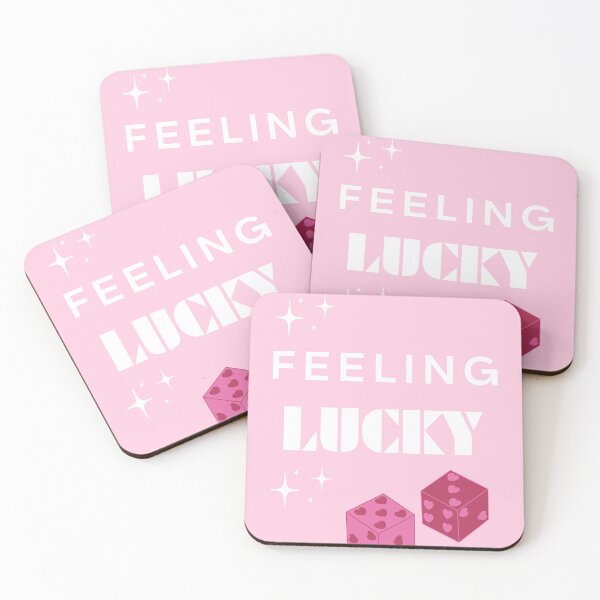 Item preview, Feeling Lucky, Lucky Girl, Luckiest Girl, Inspirational, Preppy designed and sold by Magic Love Art Print.