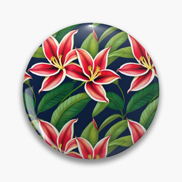Item preview, Exotic Blooms and Tropical Flower Pattern designed and sold by Vorterix.