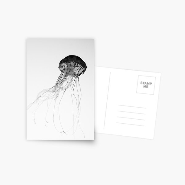 Graceful Jellyfish Postcard