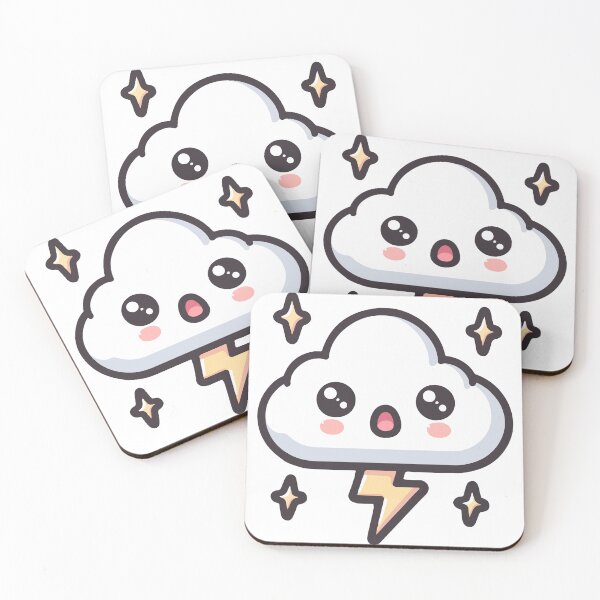 Item preview, Adorable Kawaii Thundercloud designed and sold by OniumEth.
