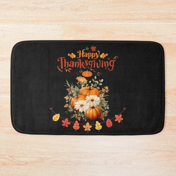 Item preview, Happy Thanksgiving Pumpkin Leaves and Autumn Colors designed and sold by FreeMind-Design.
