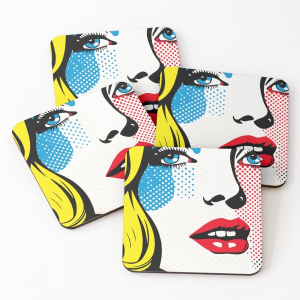 Item preview, Pop Art Girl Face designed and sold by ArtOfSilentium.
