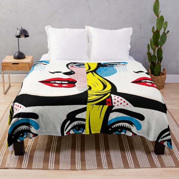 Item preview, Pop Art Girl Face designed and sold by ArtOfSilentium.