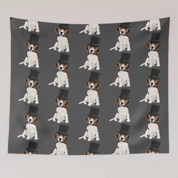 Item preview, Beagle in a top hat and bow tie designed and sold by Mehu.