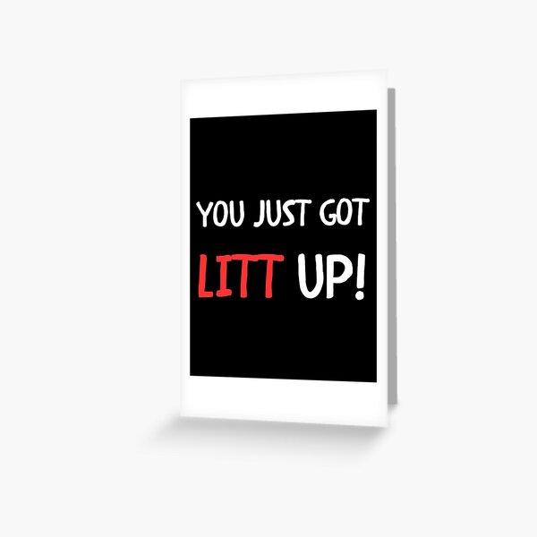 The Suits Birthday Card, Louis Litt Card Print, Let's Get Litt up Card, PDF  4x6, INSTANT DOWNLOAD 