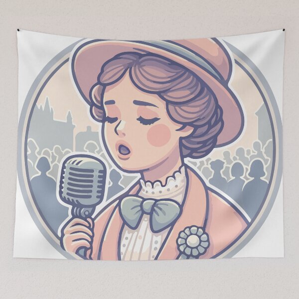 Item preview, Vintage Songstress Charm designed and sold by OniumEth.