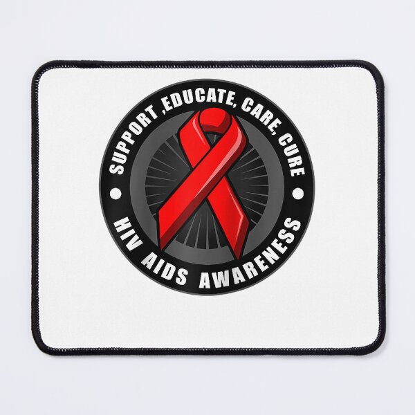 Item preview, Aids Awareness Shirt HIV Stigma Support Educate Care Cure Raglan Baseball Tee designed and sold by EagmianPheolea.