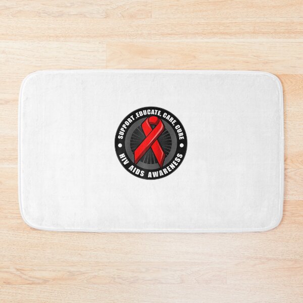 Item preview, Aids Awareness Shirt HIV Stigma Support Educate Care Cure Raglan Baseball Tee designed and sold by EagmianPheolea.