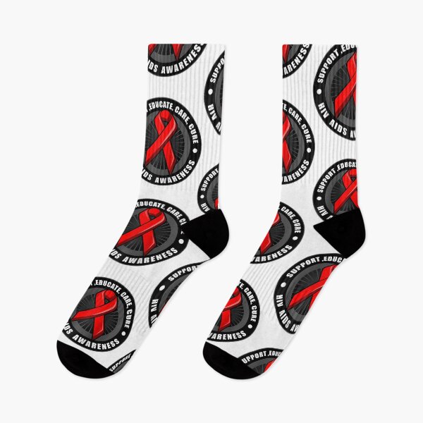 Item preview, Aids Awareness Shirt HIV Stigma Support Educate Care Cure Raglan Baseball Tee designed and sold by EagmianPheolea.