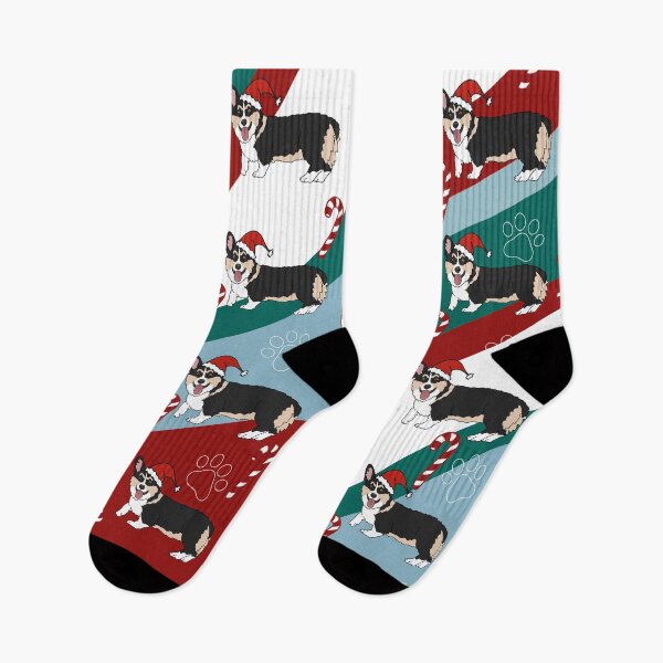 Item preview, Christmas Corgi Pattern designed and sold by KantstandyaC.