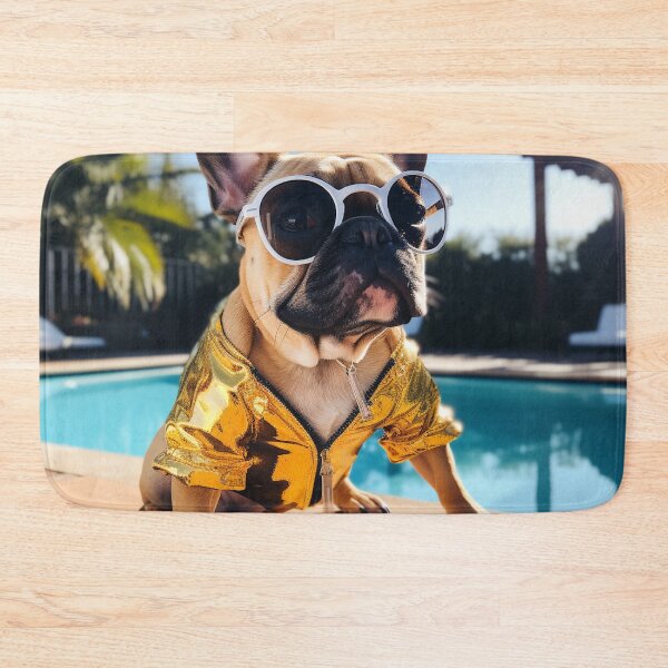 Item preview, Frenchie Pool Party designed and sold by cipoprimo.