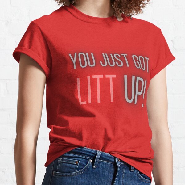 You just got SPITT up, Louis Litt suits' Women's T-Shirt
