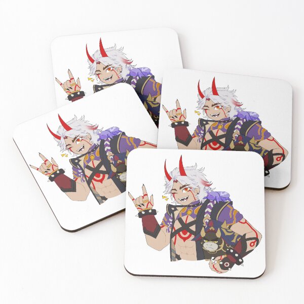 Item preview, Arataki Itto - Genshin Impact designed and sold by dino-piss.