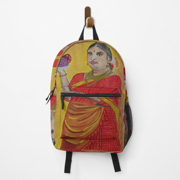 Item preview, Lady in silk saree designed and sold by Kiruthikaarts.