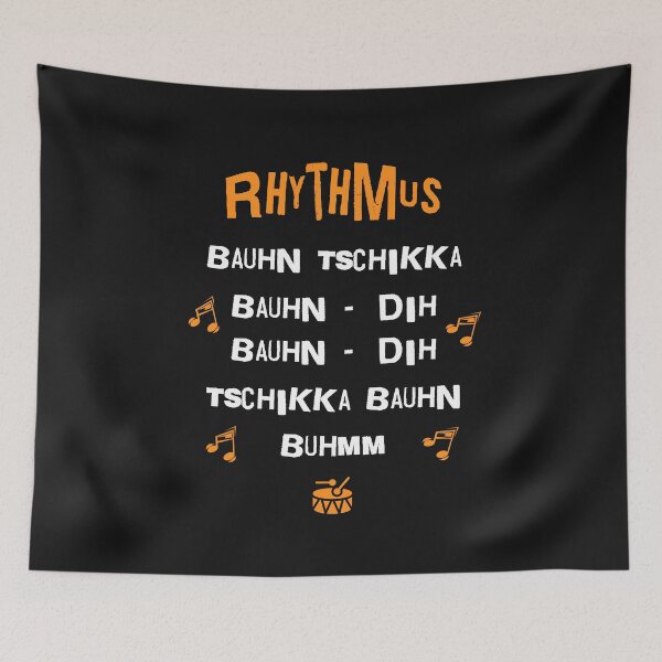 Item preview, Rhythm. Design with funny saying in German designed and sold by Pflugart.