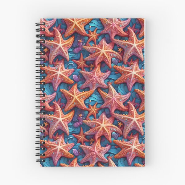Item preview, Kawaii Starfish Pattern designed and sold by Patternliss.