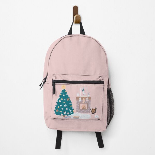 Item preview, Christmas-decorated living room interior designed and sold by BookishSpace1.