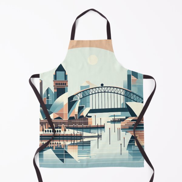 Item preview, Sydney Skyline Elegance - Geometric Digital Art designed and sold by RyanBelandres.