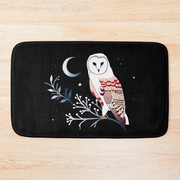 Item preview, Owl on a frosted winter branch designed and sold by witchlingart.